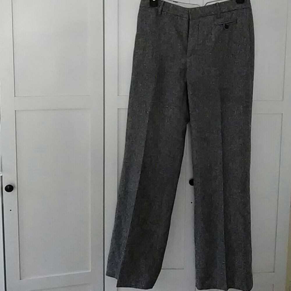 Wool Wide Leg Pants